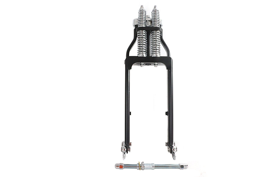 Ultima -4" Springer fork assembly black for Harley-Davidson