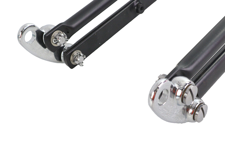 Ultima -4" Springer fork assembly black for Harley-Davidson