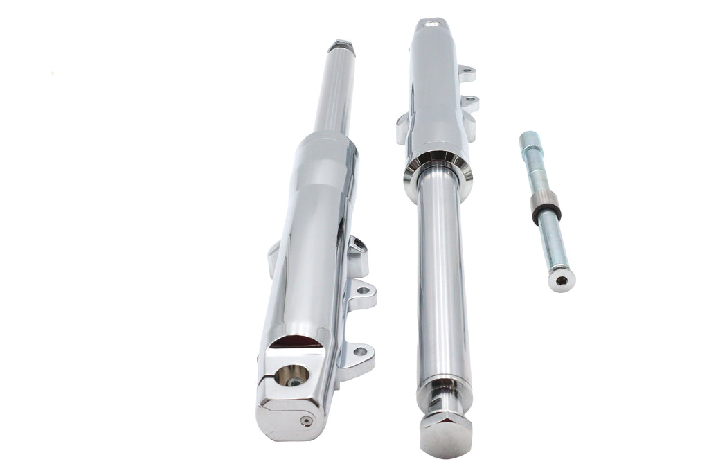 41mm billet fork slider assembly -4" for Harley-Davidson Softail