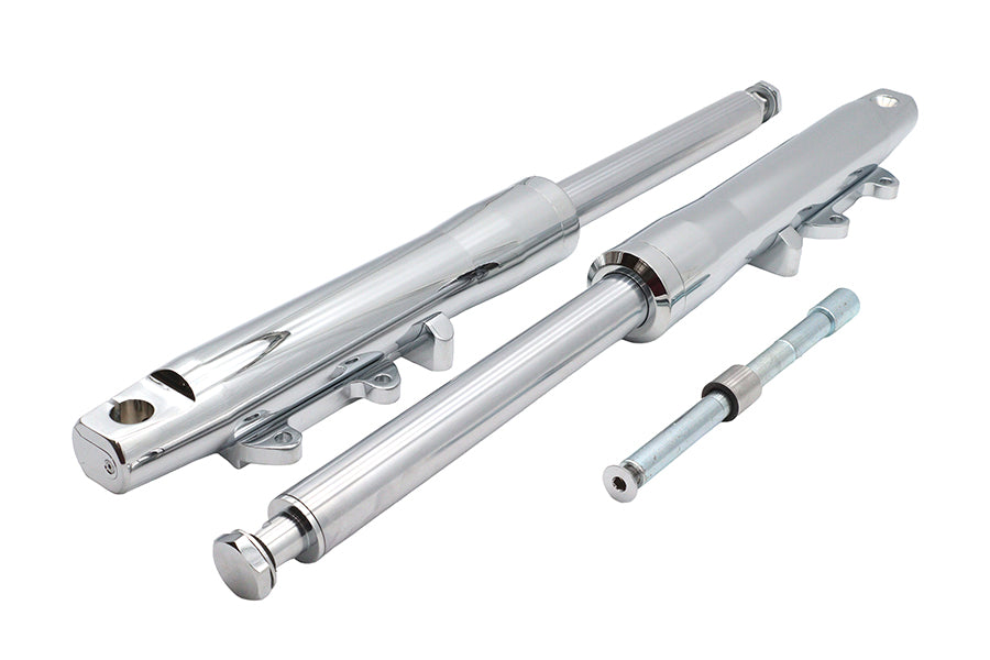 41mm billet fork slider assembly -4" for Harley-Davidson Softail