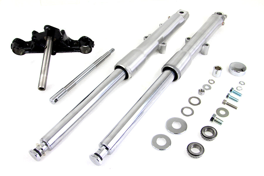 41mm Complete Fork Assembly Polished For Harley-Davidson Softali 1986-1999