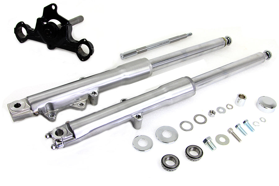 41mm Complete Fork Assembly Polished For Harley-Davidson Softali 1986-1999