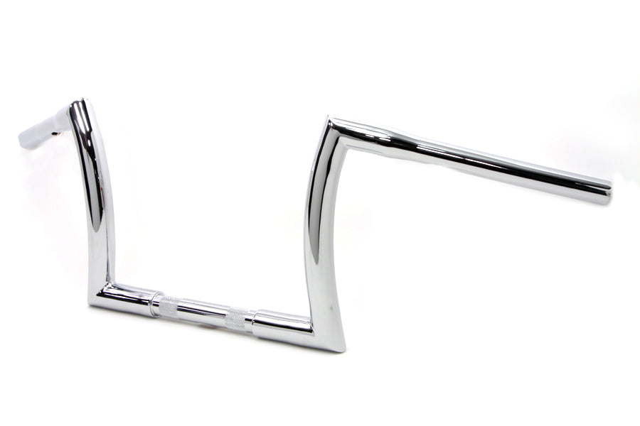 10" Z Style Handlebar Chrome For Harley-Davidson