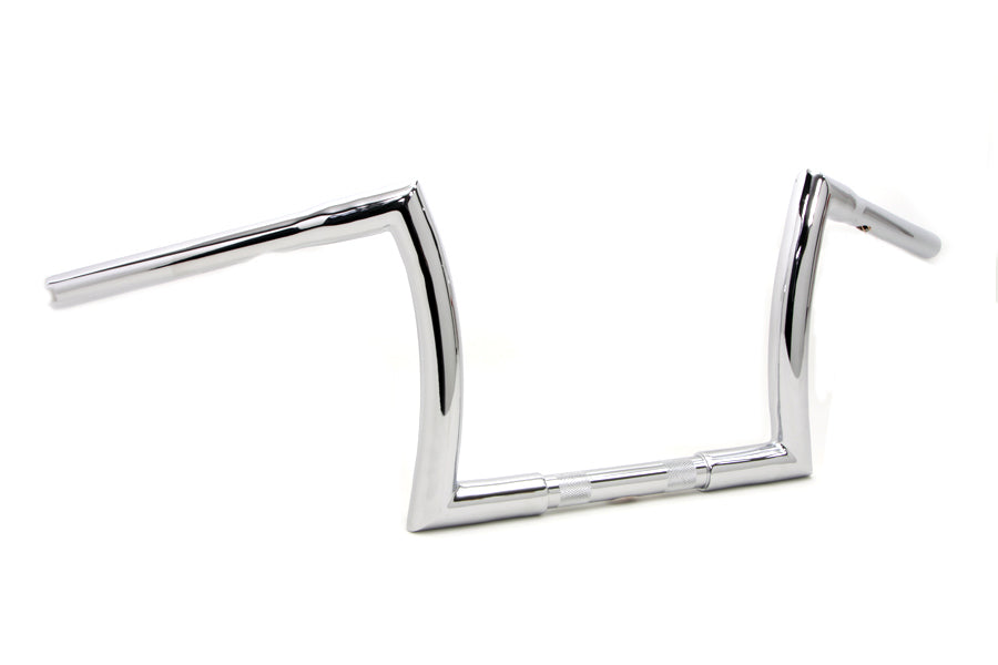 10" Z Style Handlebar Chrome For Harley-Davidson