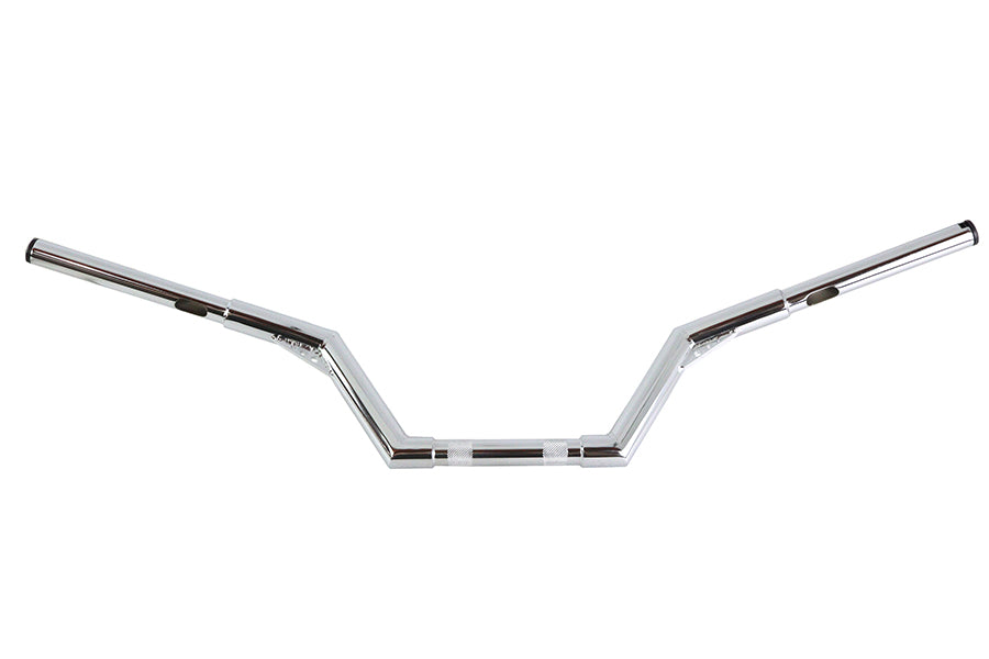 Chrome 1-1/4" V-Bar Handlebar For Harley-Davidson