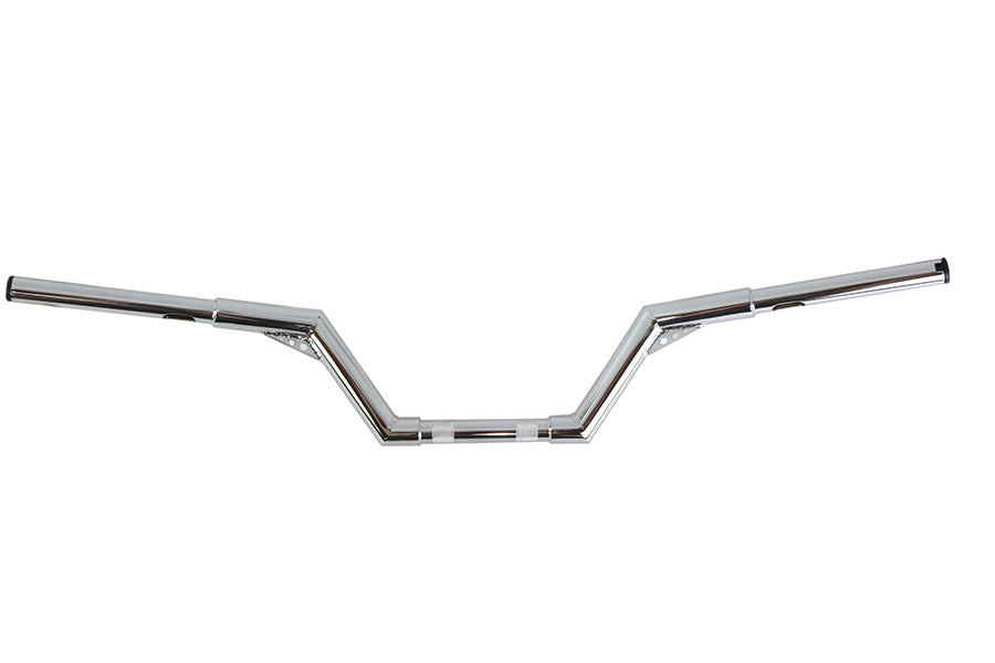 Chrome 1-1/4" V-Bar Handlebar For Harley-Davidson