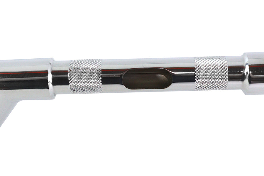 Chrome 1-1/4" V-Bar Handlebar For Harley-Davidson