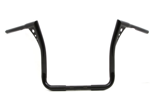 15" Z-Bar Ape Hanger Handlebar Black For Harley-Davidson Touring