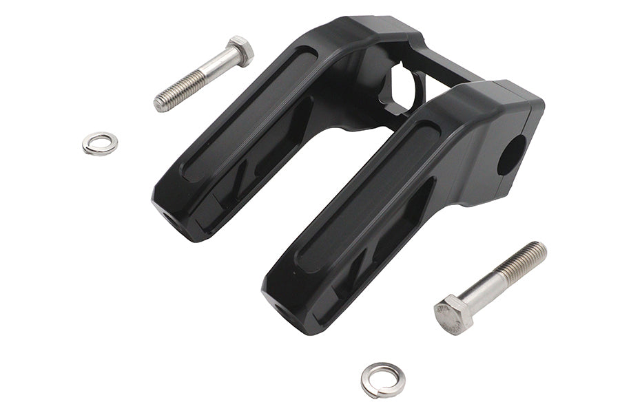 6" Club Style riser set black for Harley-Davidson