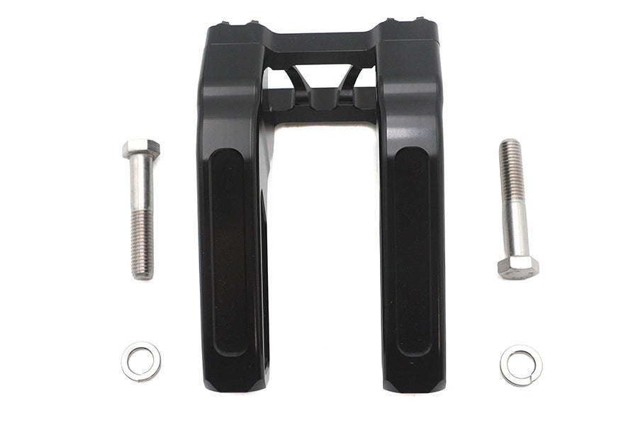 6" Club Style riser set black for Harley-Davidson