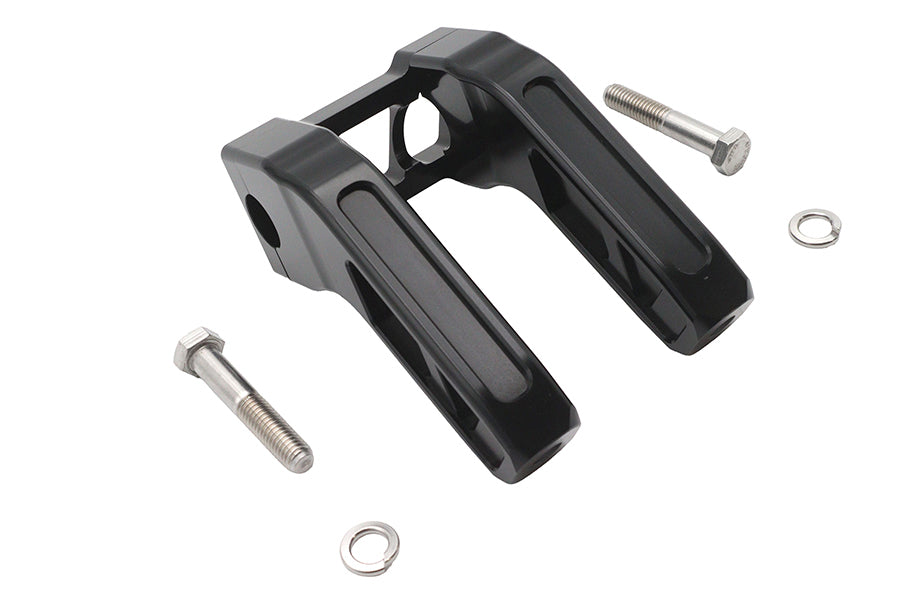 6" Club Style riser set black for Harley-Davidson