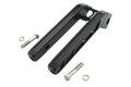 12" Club Style riser set black for Harley-Davidson