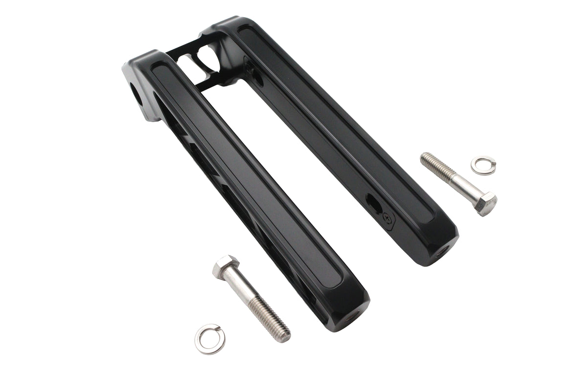 12" Club Style riser set black for Harley-Davidson