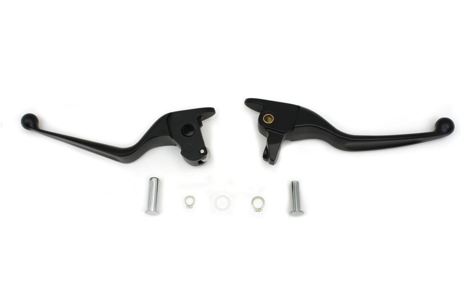 Black Hand Control Lever Kit For Harley-Davidson Touring 2014-2016