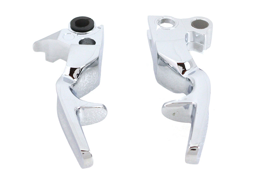 Short Trigger Lever Set Chrome For Harley-Davidson 1996-2014