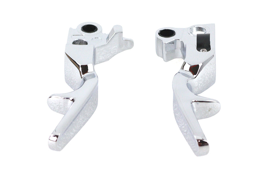 Short Trigger Lever Set Chrome For Harley-Davidson 1996-2014