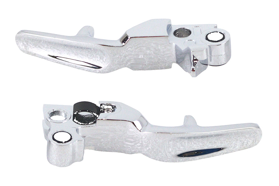 Short Trigger Lever Set Chrome For Harley-Davidson 1996-2014