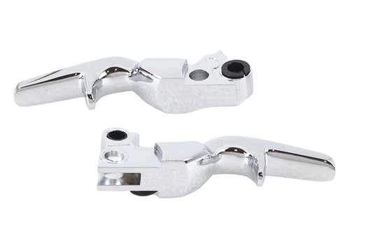 Short Trigger Lever Set Chrome For Harley-Davidson 1996-2014