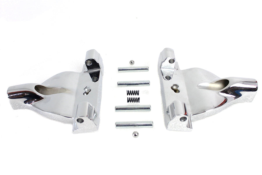 Chrome Passenger Footboard Supports For Harley-Davidson Softail M8