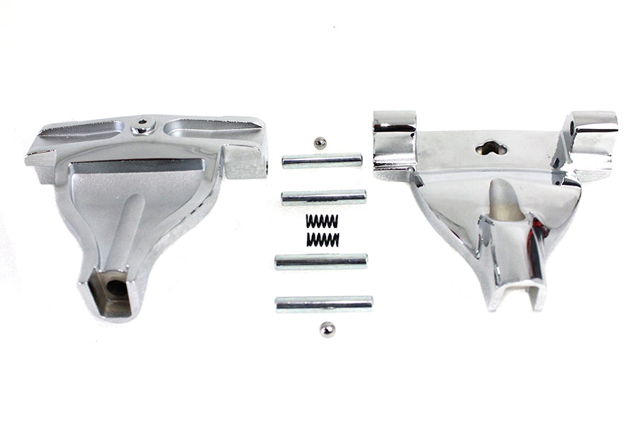 Chrome Passenger Footboard Supports For Harley-Davidson Softail M8