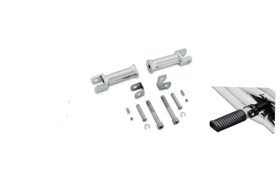 50500771 Passenger Footpeg Support Kit Chrome For Harley-Davidson Softail M8