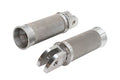 Speedster driver footpeg set polished for Harley-Davidson Softail M8