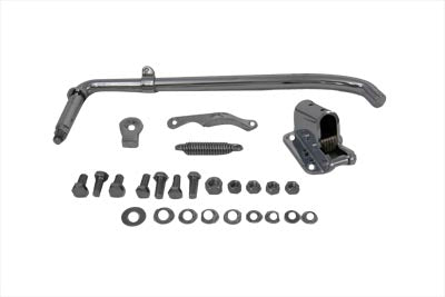 Conjunto de pata de cabra de réplica cromada para Harley-Davidson