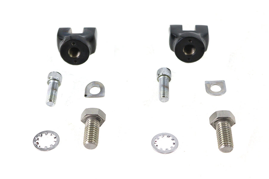 Juego de estriberas cortas negras para Harley-Davidson