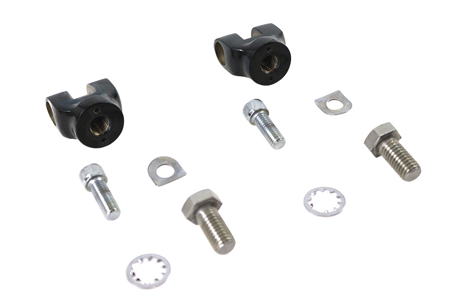 Juego de estriberas cortas negras para Harley-Davidson