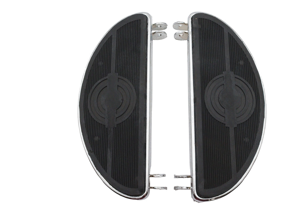Half moon oval footboard set for Harley-Davidson 1941-1985
