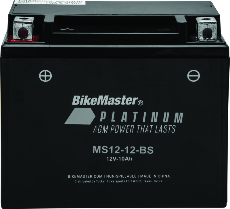 BikeMaster AGM Batterie - MS12-12-BS
