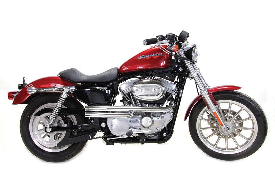 Shotgun Exhaust Chrome For Harley-Davidson Sportster 2004-2013