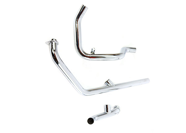 Dual Crossover Exhaust Header For Harley-Davidson Shovelhead FL 1970-1984