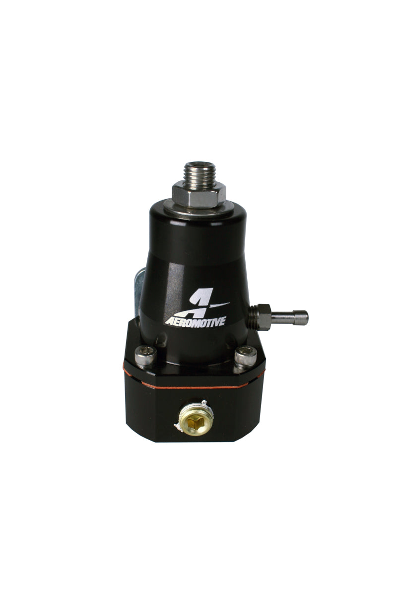Regulador ajustable Aeromotive Billet EFI Bypass - (2) -6 entradas/(1) -6 retornos - Negro