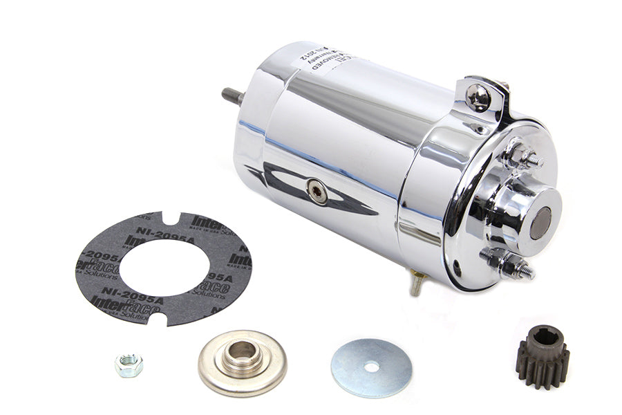 Chrome 12 Volt generator for Harley-Davidson Sportster 1957-1983