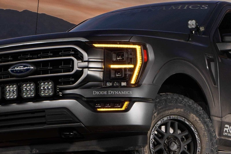 Faros antiniebla Diode Dynamics 21-23 Ford F-150 Elite - Blanco