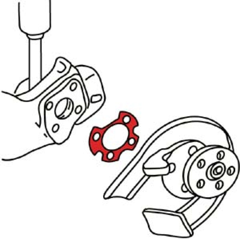 Cuña de nailon para puntera de rueda SPC Performance 99-05 VW Golf/Jetta/00-06 Audi TT (0,38 grados)