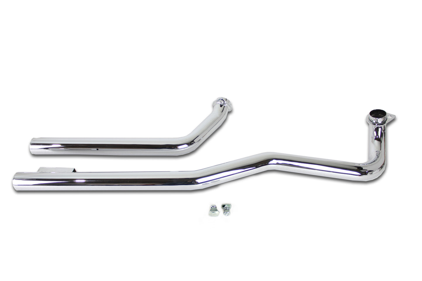 Shotgun Exhaust Straight Pipe Set Chrome For Harley-Davidson Shovelhead