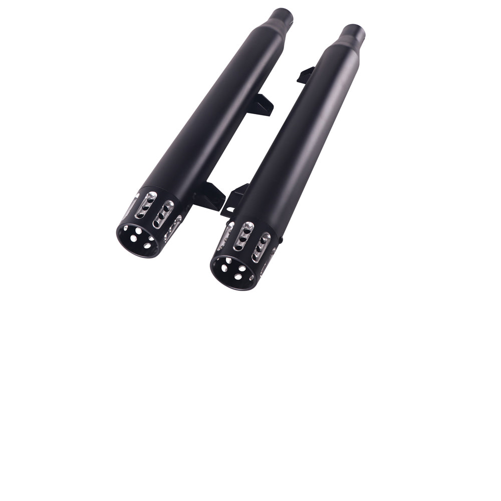High flow exhaust slip-on muffler set black for Indian Scout 2015-2020