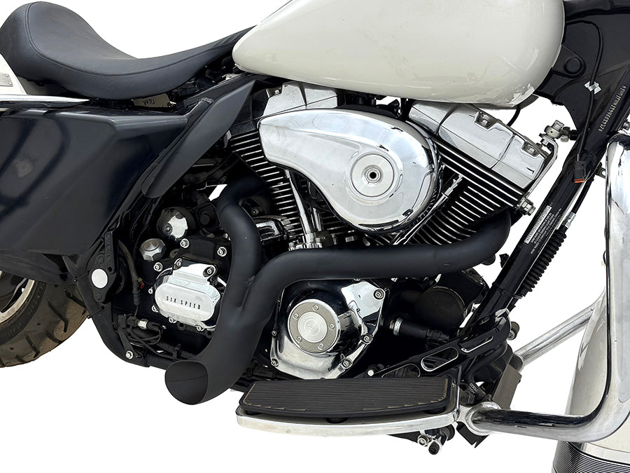 Ground Pounder 2 into 1 exhaust for Harley-Davidson Dyna 2006-2017
