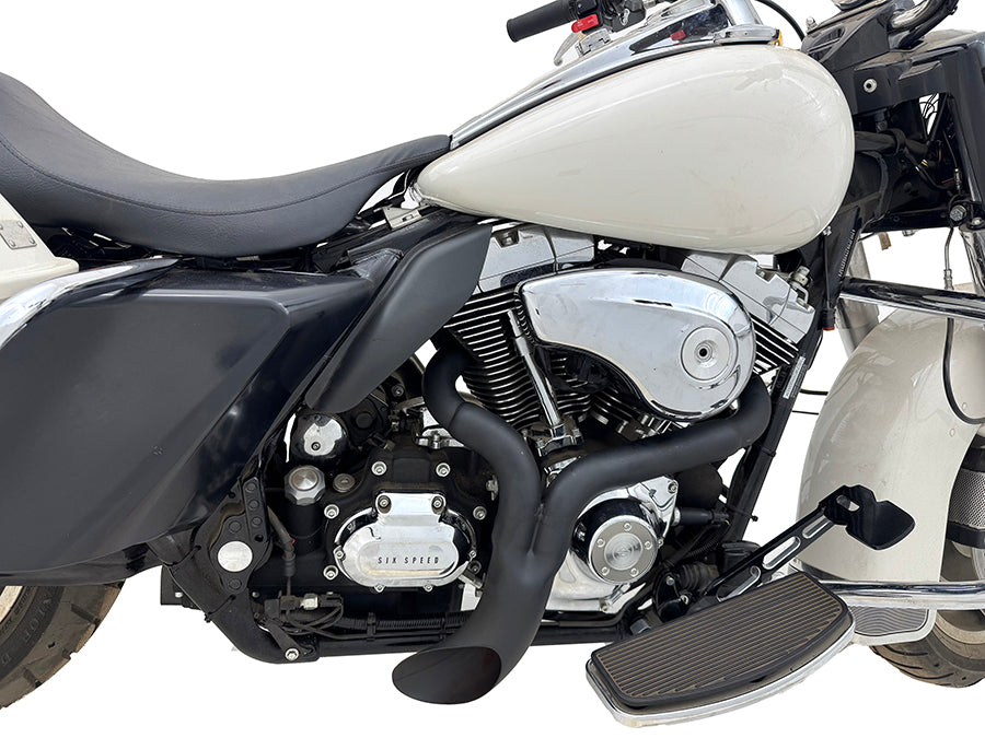 Ground Pounder 2 into 1 exhaust for Harley-Davidson Dyna 2006-2017