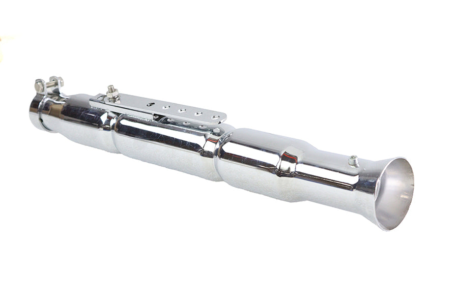 Custom Exhaust Megaphone Muffler Chrome For Harley-Davidson