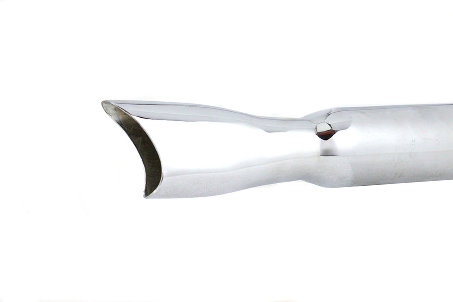 Mini Fishtail Muffler Set Chrome For Harley-Davidson