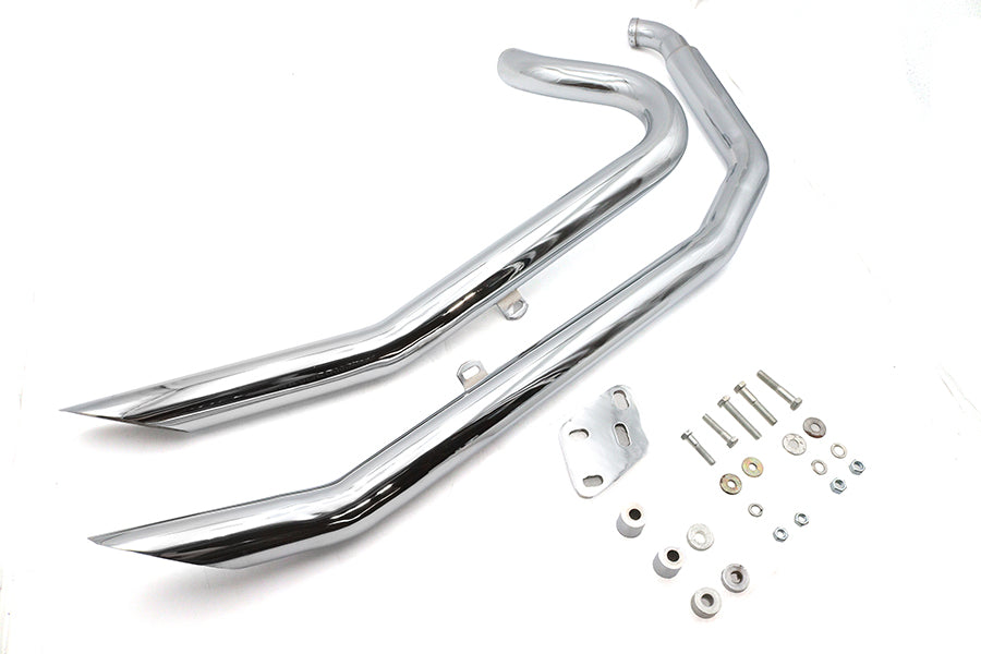 Big Growl exhaust upswept for Harley-Davidson Softail 1986-2005