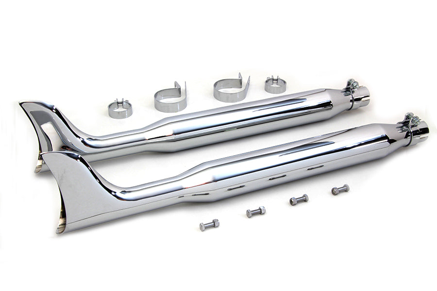 30" Fishtail muffler kit universal for Harley-Davidson