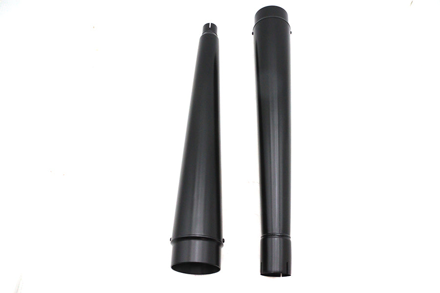 Ultima Radium Megaphone exhaust set black for Harley-Davidson Touring