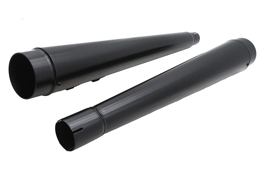 Ultima Radium Megaphone exhaust set black for Harley-Davidson Touring