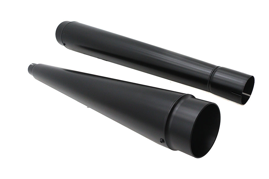 Ultima Radium Megaphone exhaust set black for Harley-Davidson Touring