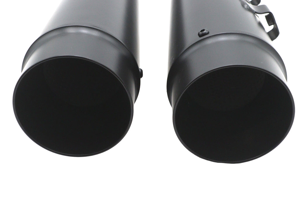 Ultima Radium Megaphone exhaust set black for Harley-Davidson Touring