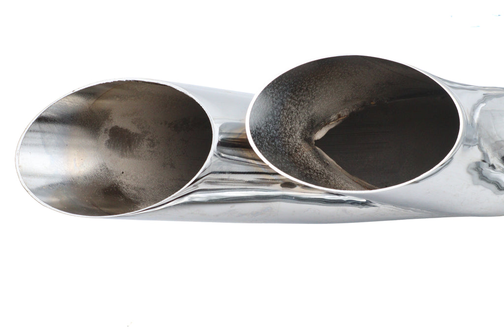 Afterburner exhaust system chrome for Harley-Davidson Touring 1985-2006